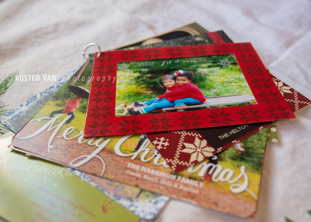 What to do with those Christmas Cards? {by Rusted Van Photography}